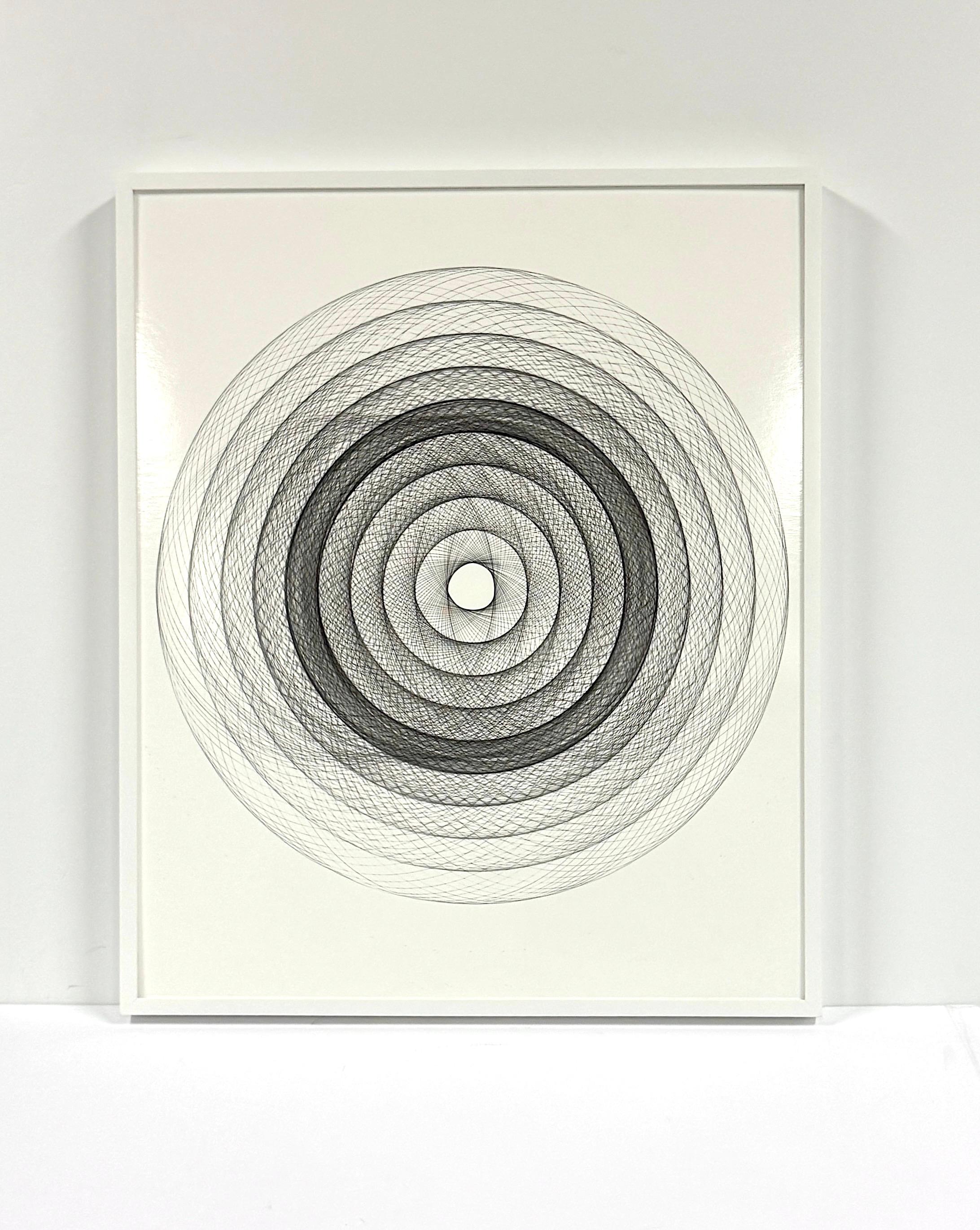 Black & White Photograph, Gelatin Silver Print, Abstract Geometric Circles For Sale 8