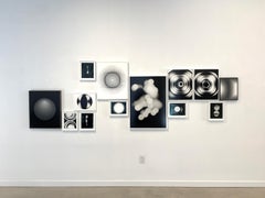 Black and White Photograph, Geometric "Half Circle / Half Square" 2020