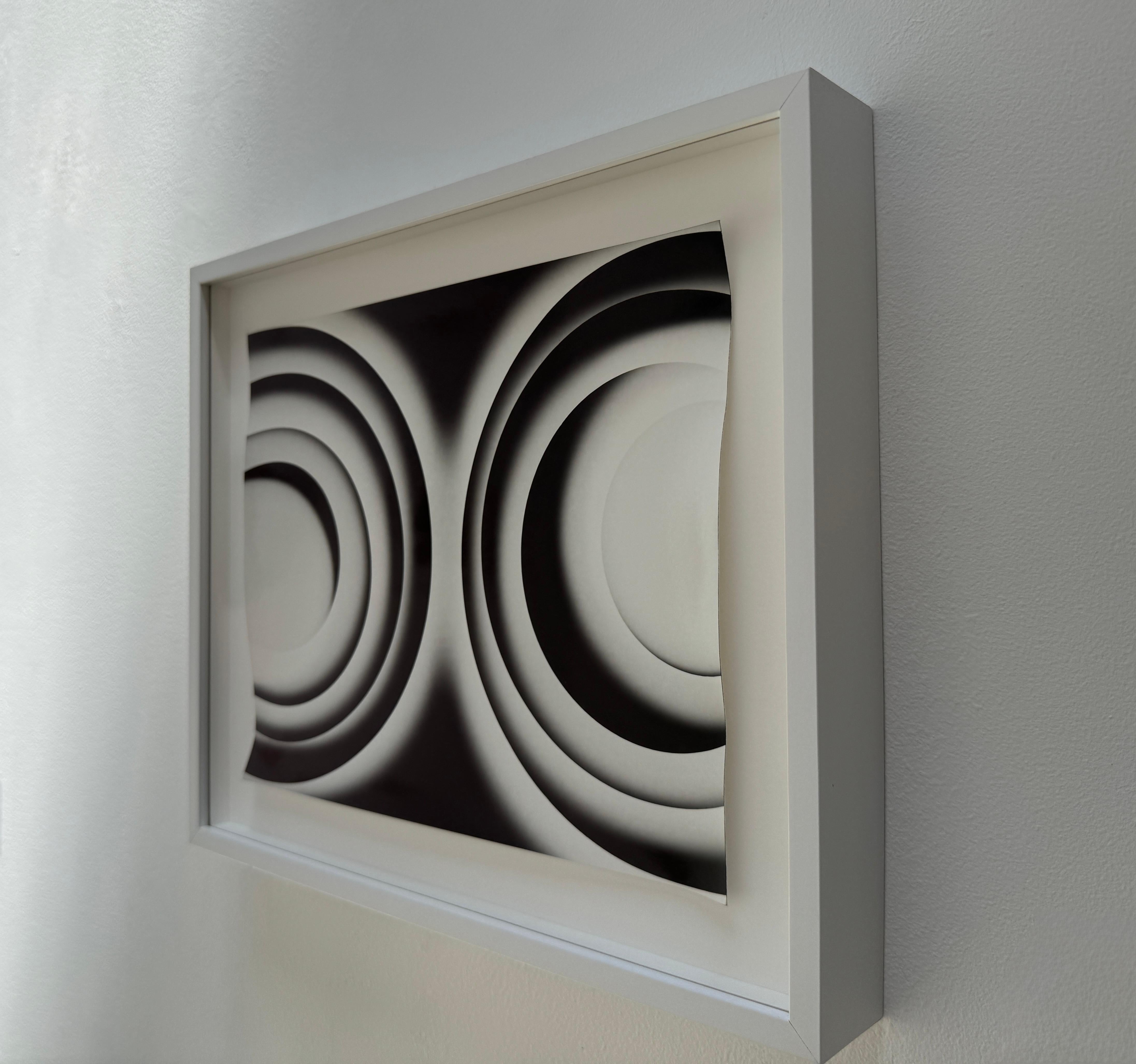 Black and White Photograph, Abstract, Geometric, Circles, 2020 For Sale 4