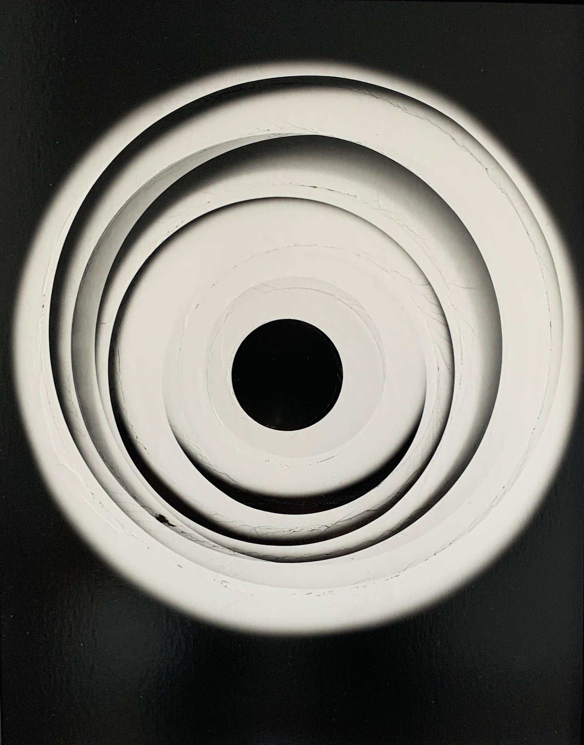 Betsy Kenyon Abstract Photograph - Framed black&white Unique black and white Silver Gelatin Print "Surround"