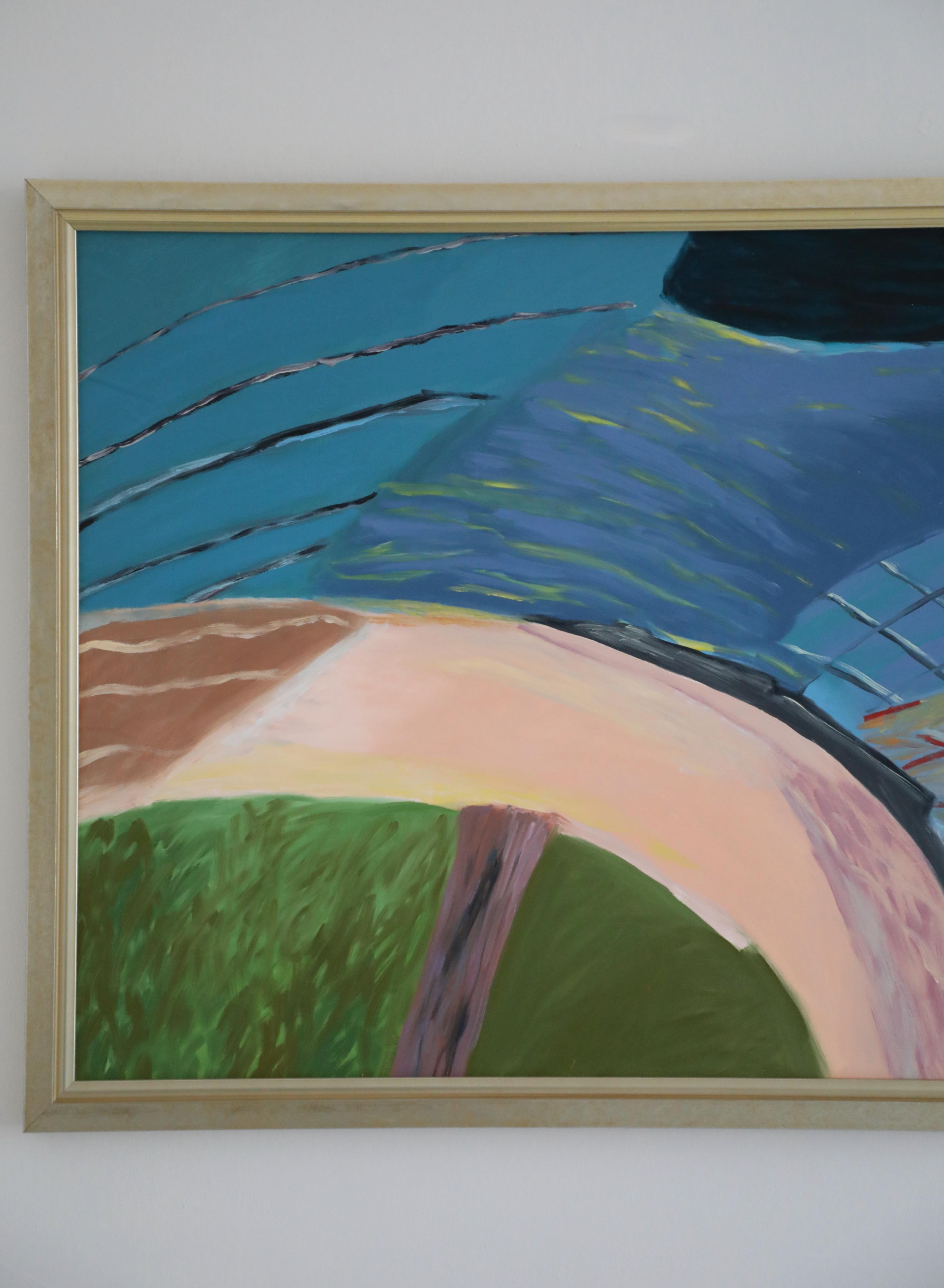 Betsy Margolius, Oil on Paper Laid to Board, 