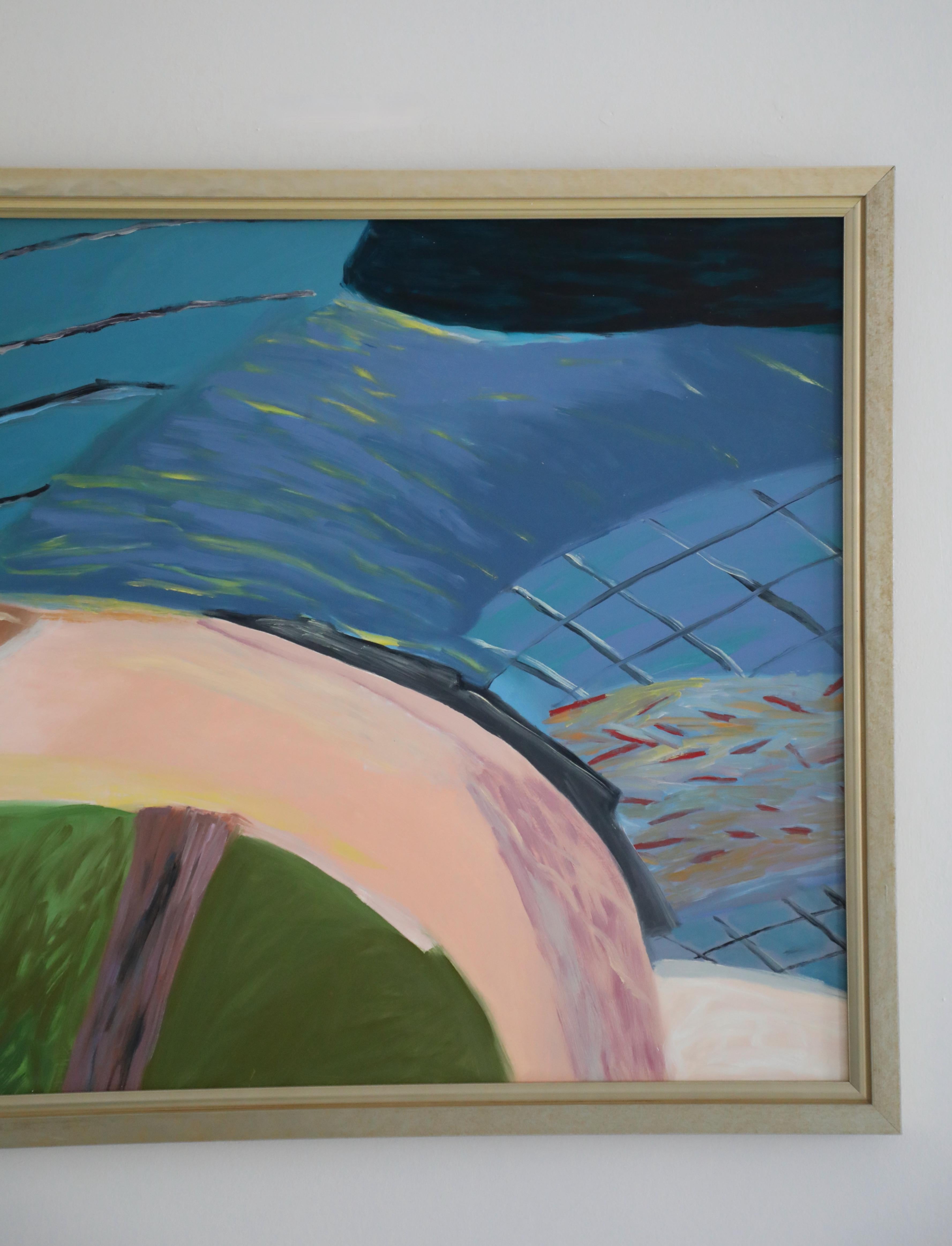 Betsy Margolius, Oil on Paper Laid to Board, 