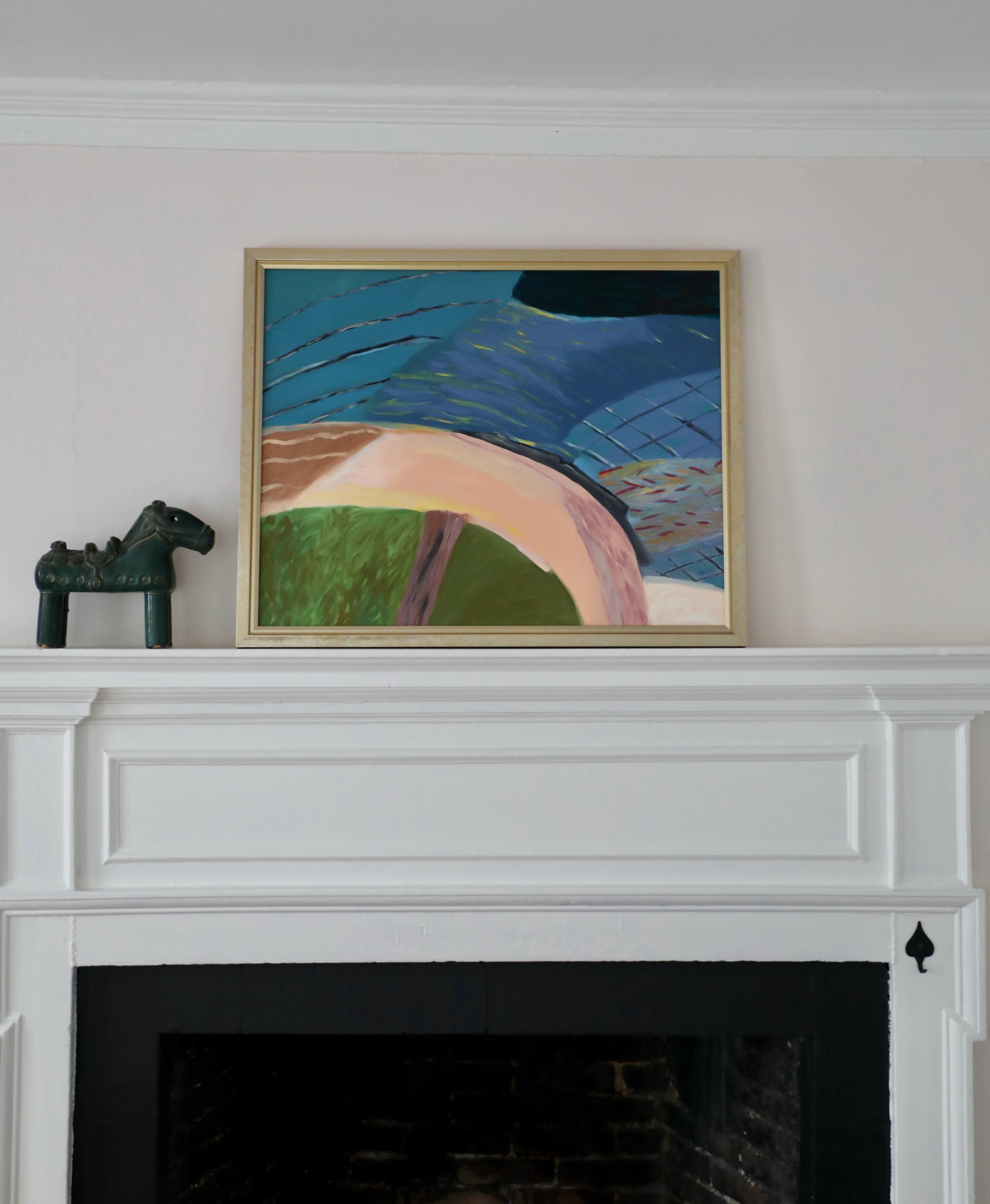 Betsy Margolius, Oil on Paper Laid to Board, 