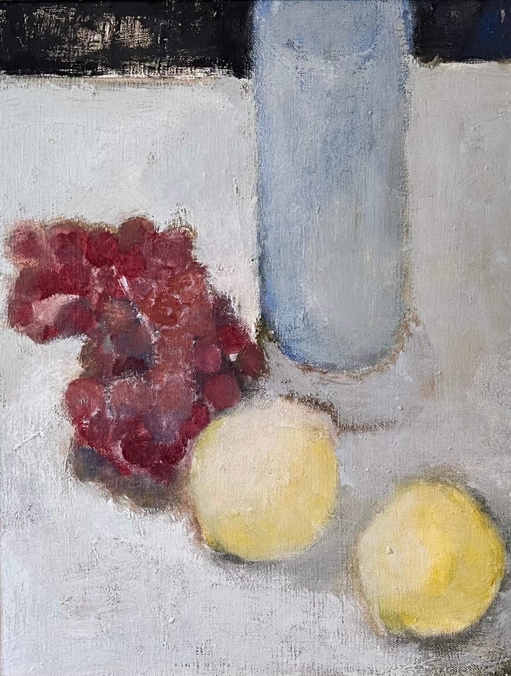 Fruit Still Life Oil Painting Betsy Podlach American Post Feminist Modernist Art For Sale 2