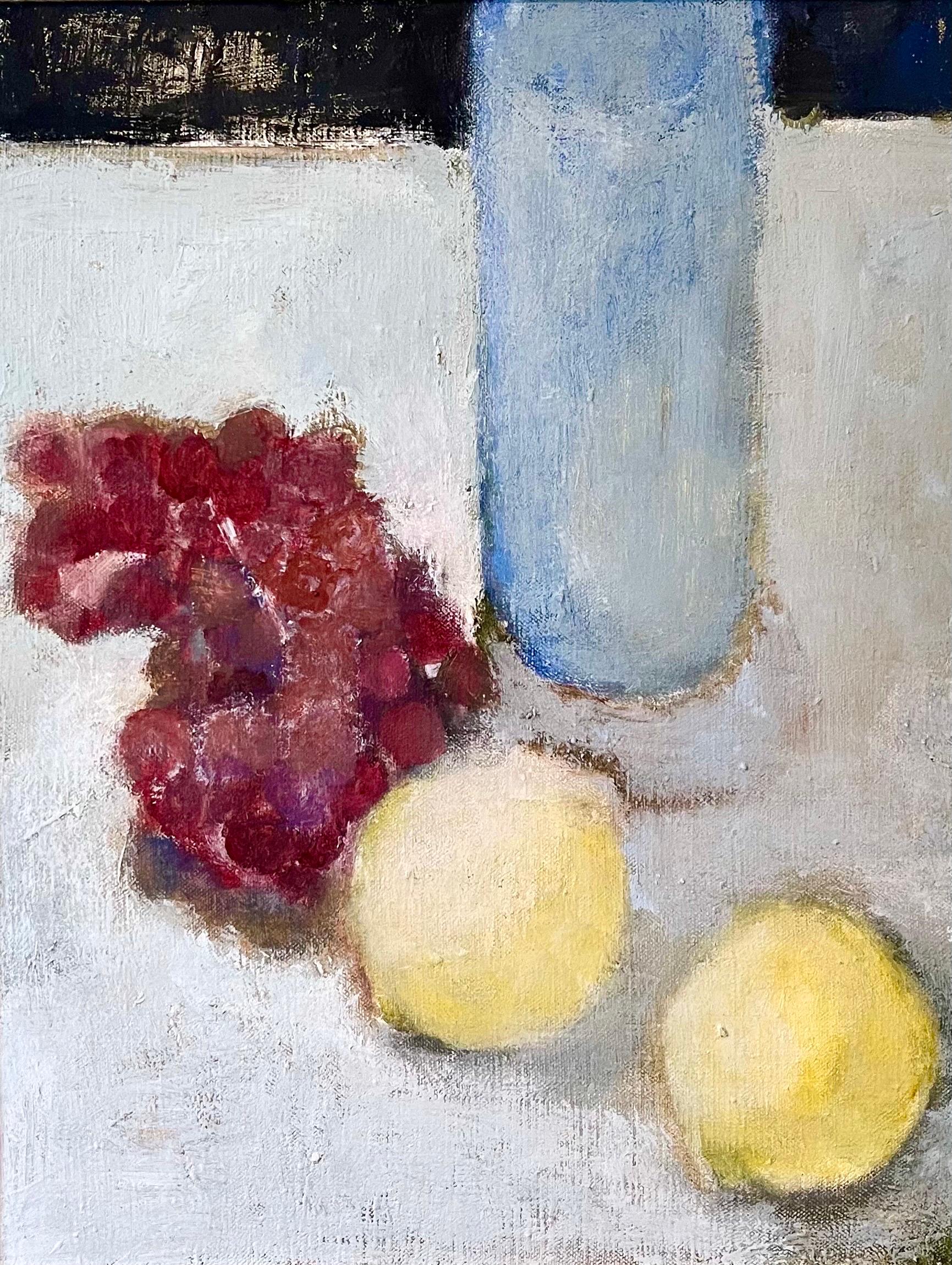 Fruit Still Life Oil Painting Betsy Podlach American Post Feminist Modernist Art For Sale 4