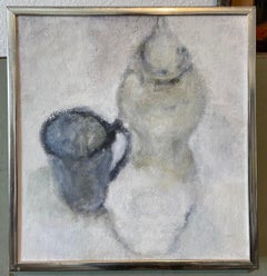 Nature morte peinture à l'huile Betsy Podlach Art moderne post-féministe américain