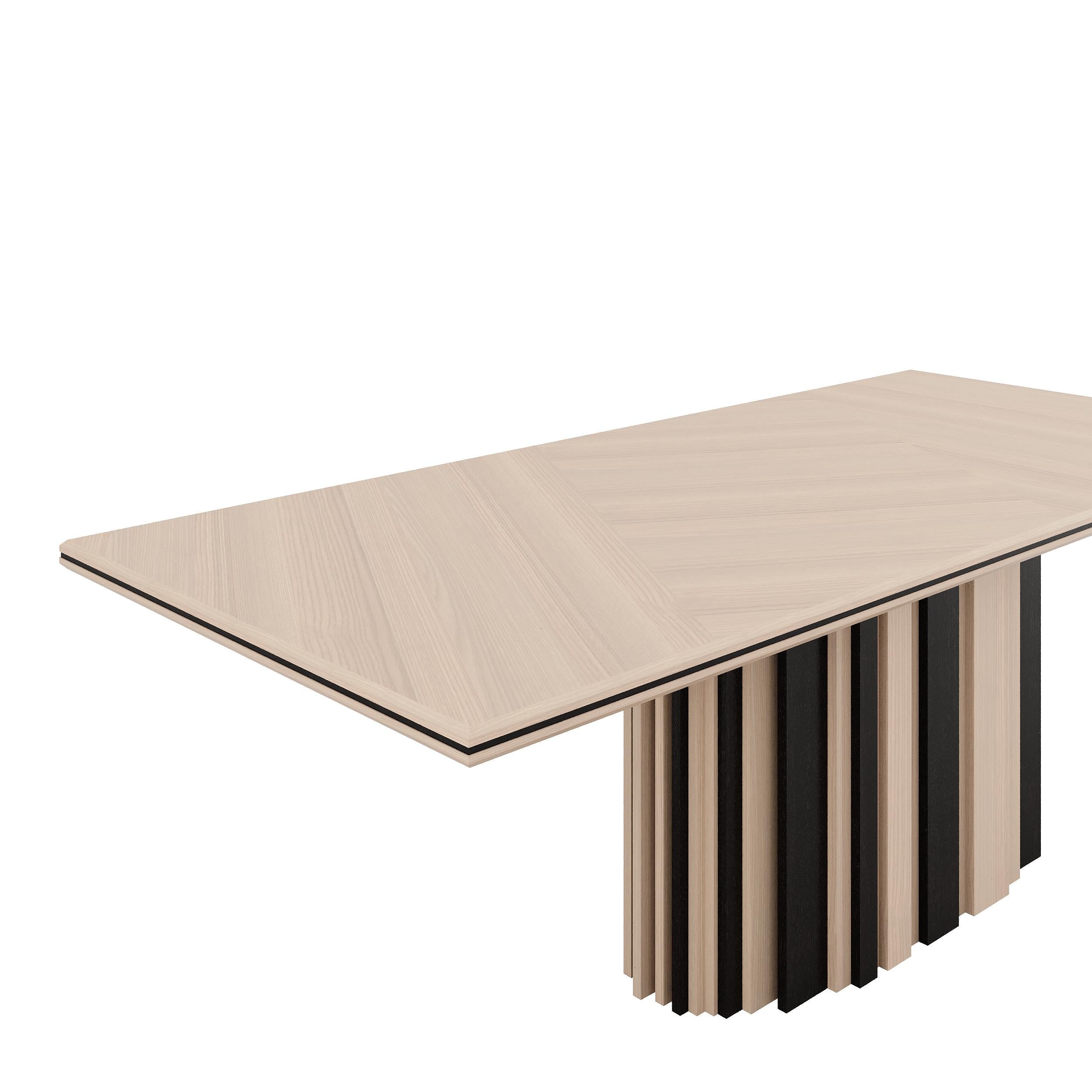 Moderno Tavolo da pranzo in legno BETSY in vendita