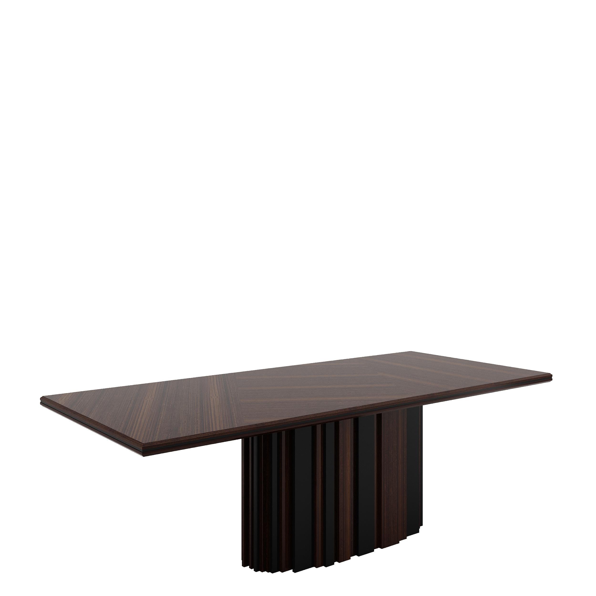 Contemporary BETSY wood dining table For Sale