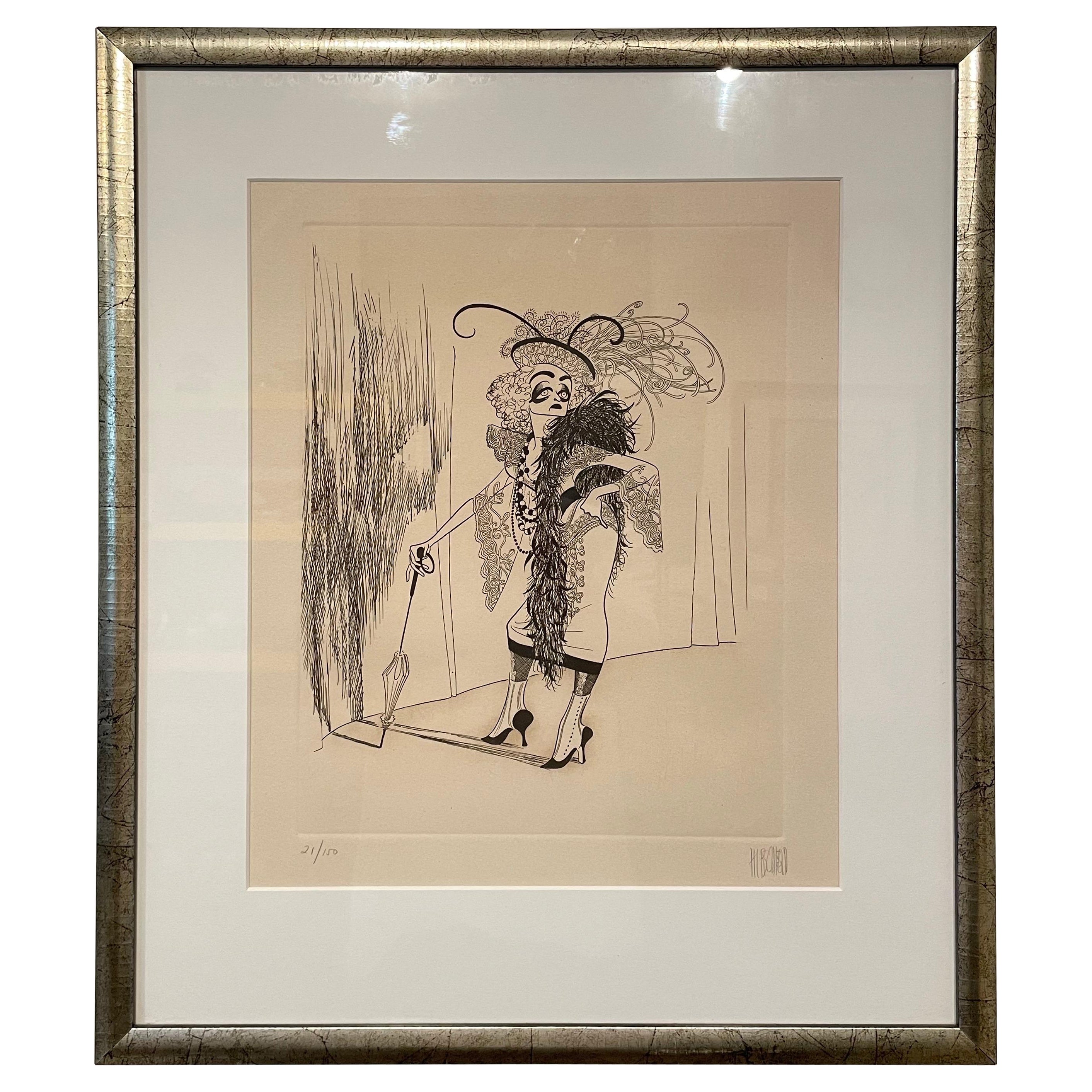 Bette Davis by Al Hirschfeld For Sale