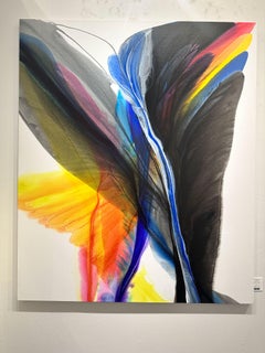 « Birth of the Blues », Bette Ridgeway, 80 x64, Acrylique/Toile, Fluid Contemporary