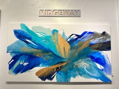 « Nocturne », Bette Ridgeway, 50x90, Acrylique/Toile, Fluid Contemporary, Abstrait