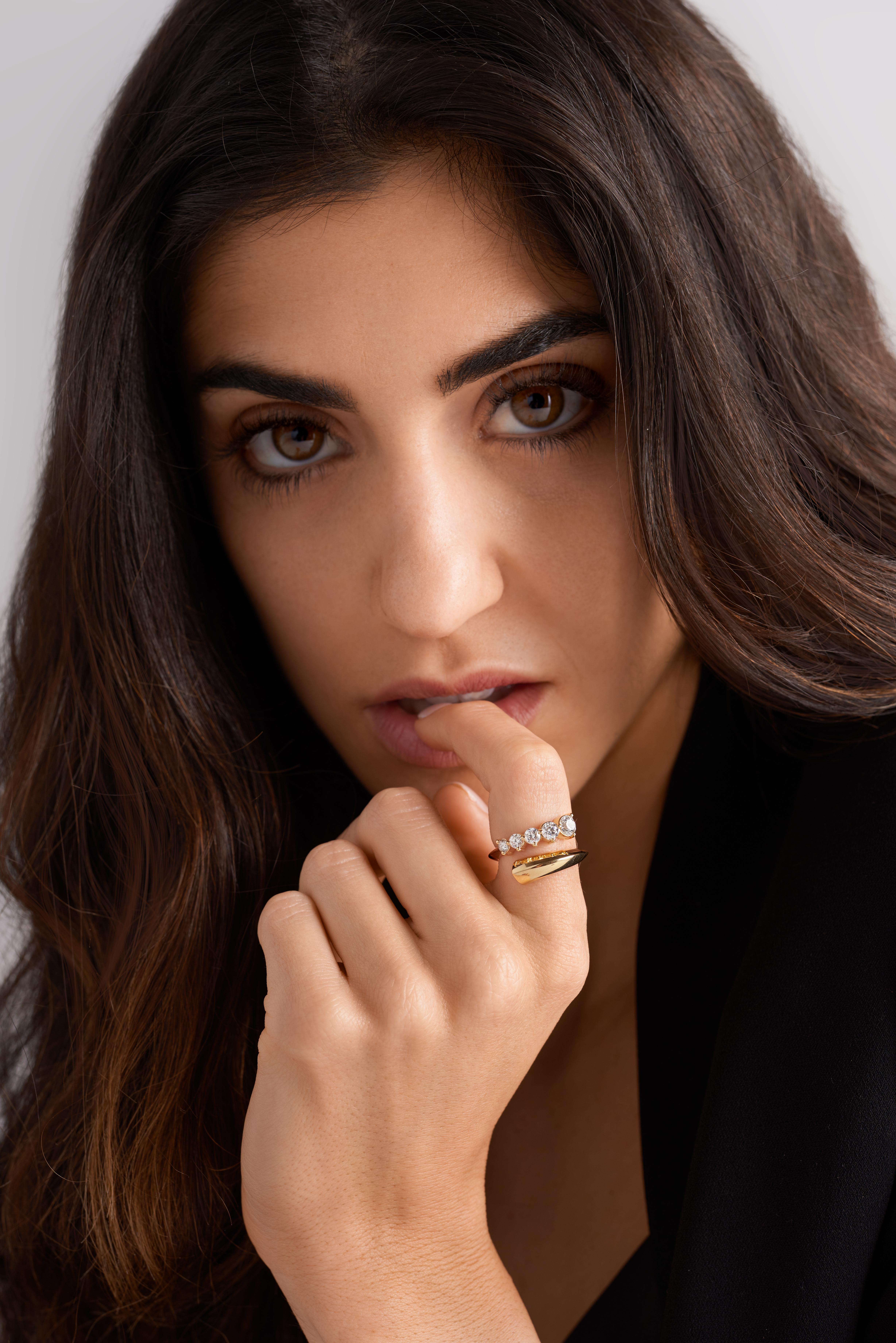 For Sale:  Better Half 1.05cts Natural Recycled Sustainable Diamond Ring 4