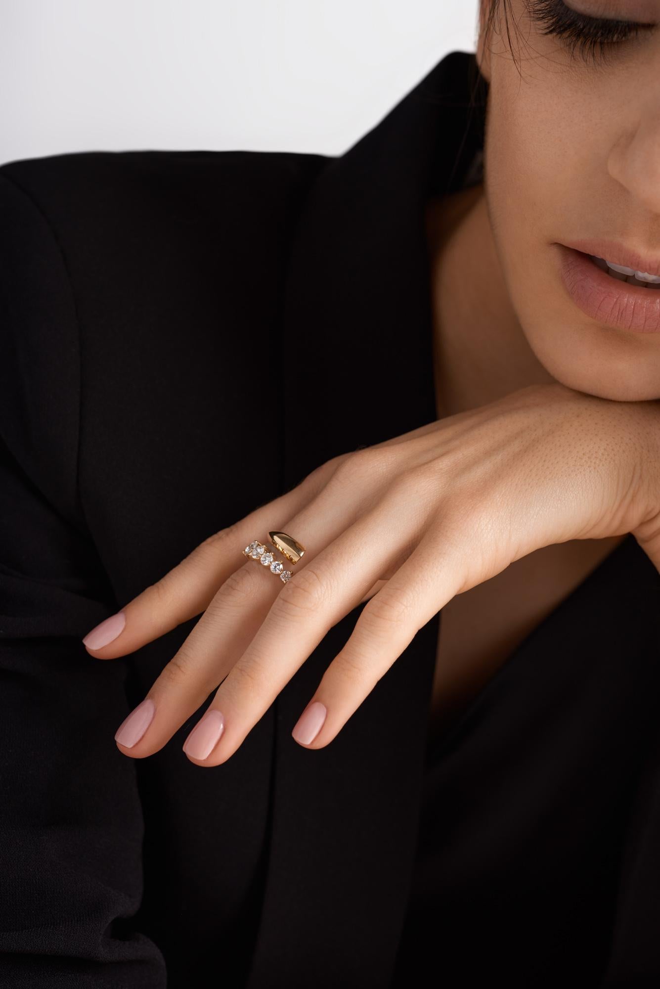 For Sale:  Better Half 1.05cts Natural Recycled Sustainable Diamond Ring 5
