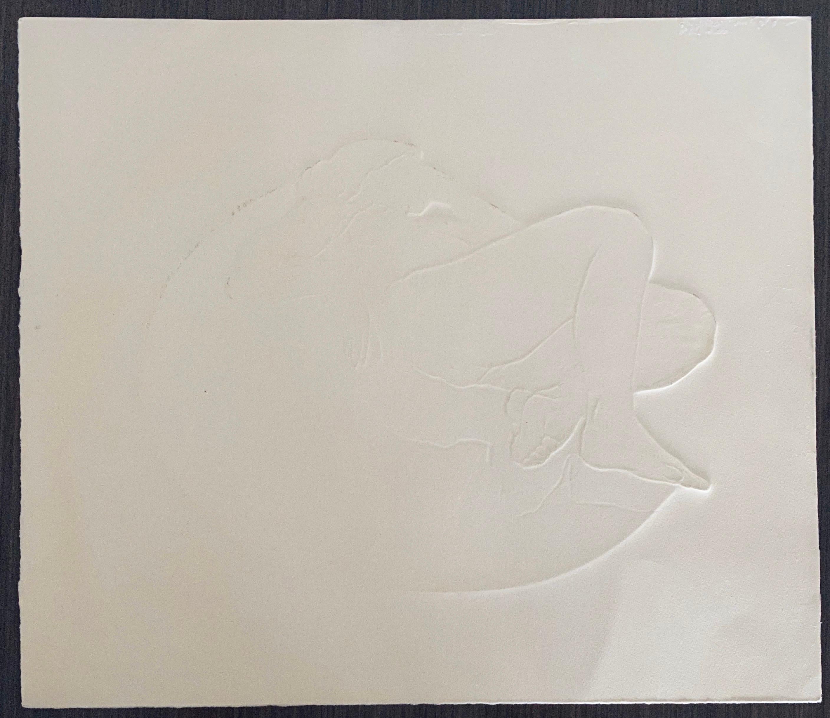 Gravure à l'eau-forte avec aquatinte Impression Femmes couchées en vente 7