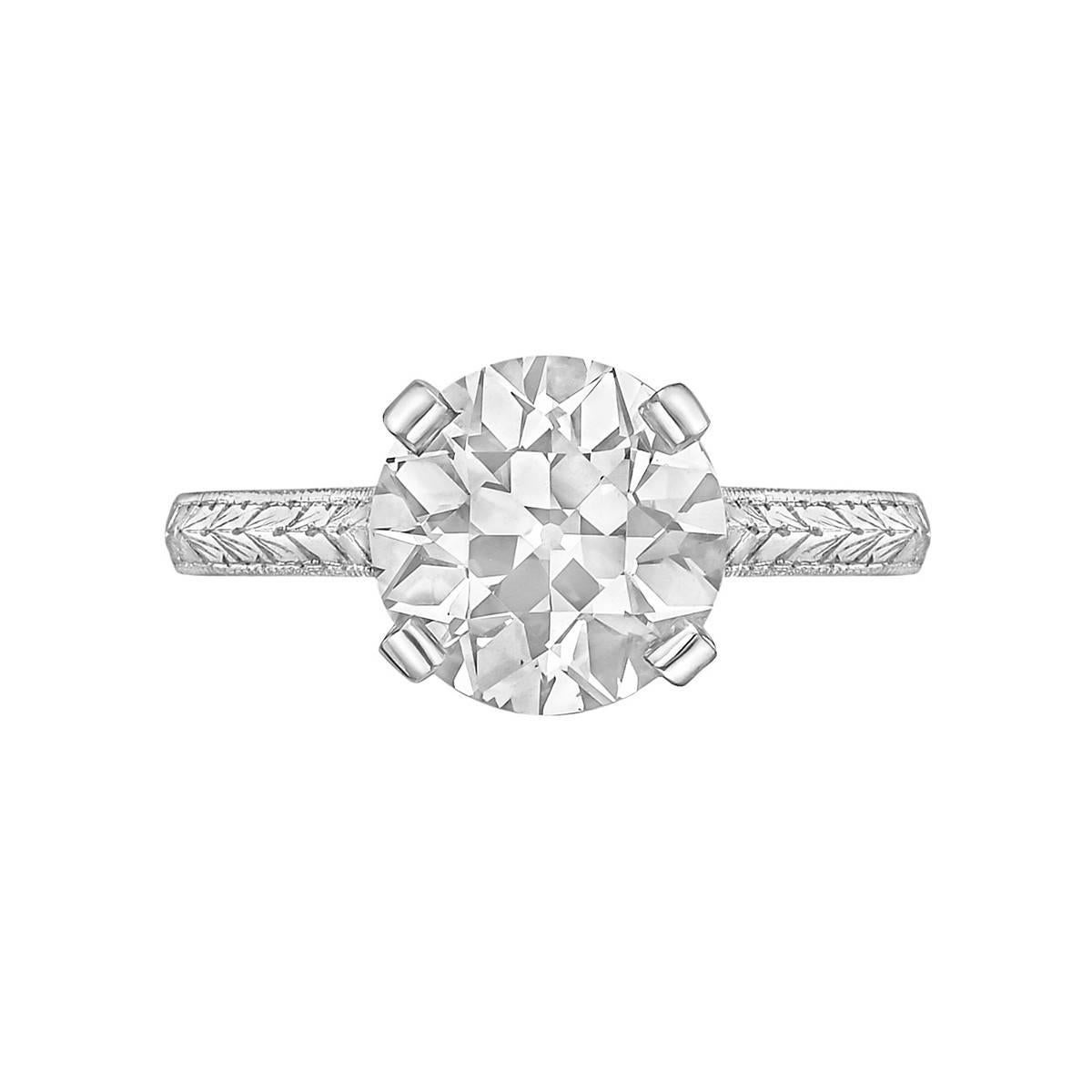 Betteridge 2.54 Carat Old European-Cut Diamond Ring