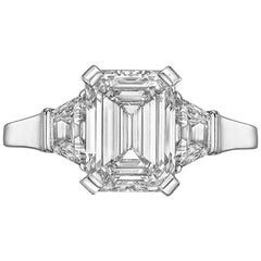 Betteridge 3.01 Carat Emerald-Cut Diamond Engagement Ring