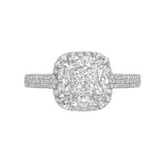Betteridge 3.11 Carat Cushion-Cut Diamond Ring