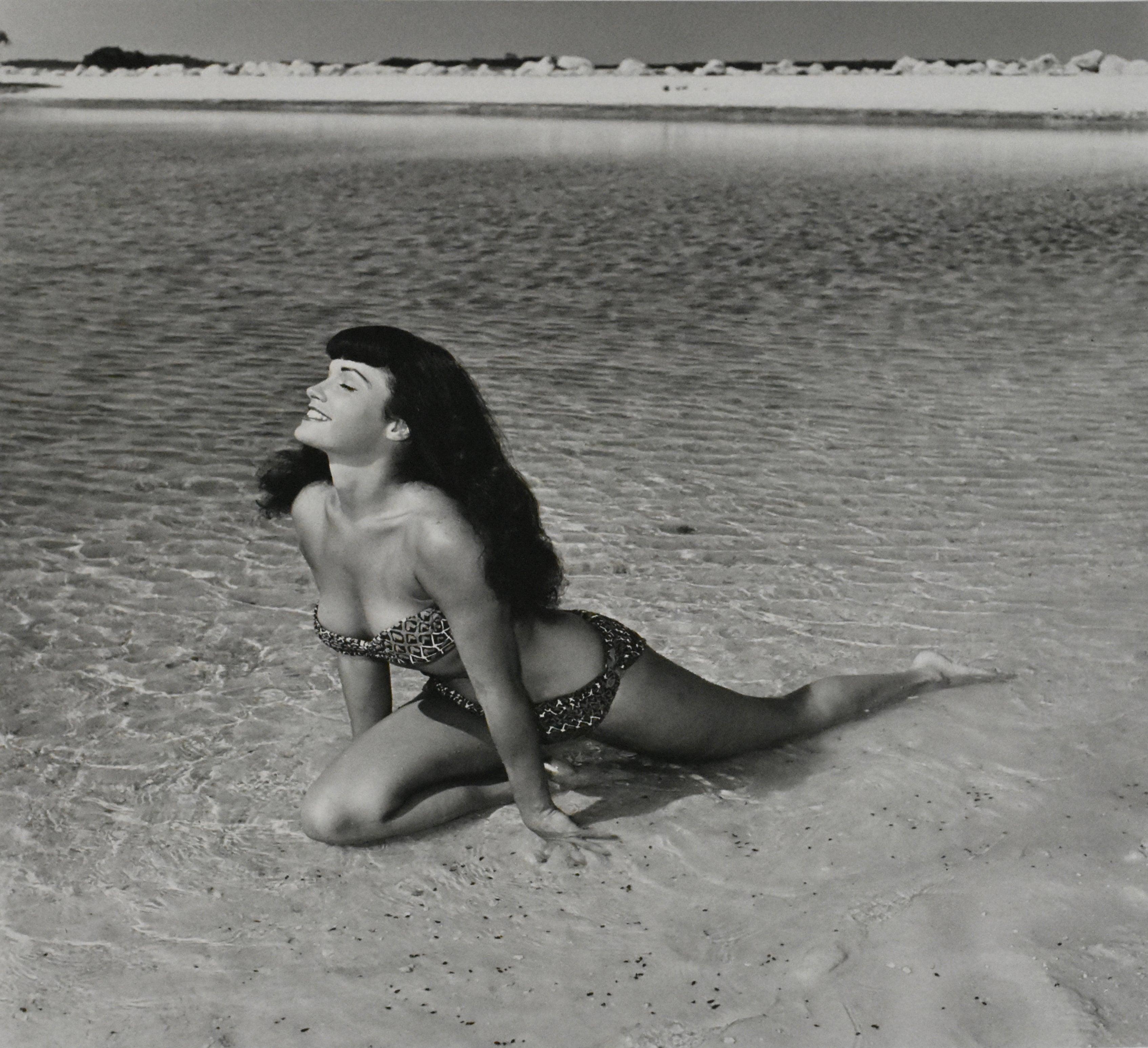 Other Bettie Page 'Kneeling in Surf', Key Biscayne, FL, 1954