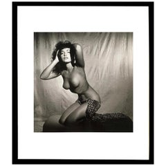"Bettie Page Topless in Studio", 1954