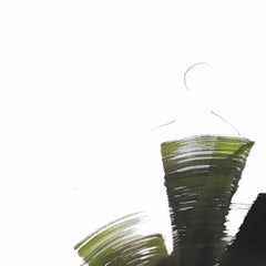 The Black Dress 42 - Abstract Figurative Dance Dress Original Painting