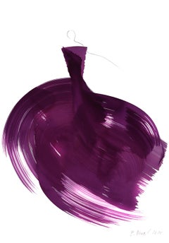 Used The Purple Dress 3 - Original Ink Artwork