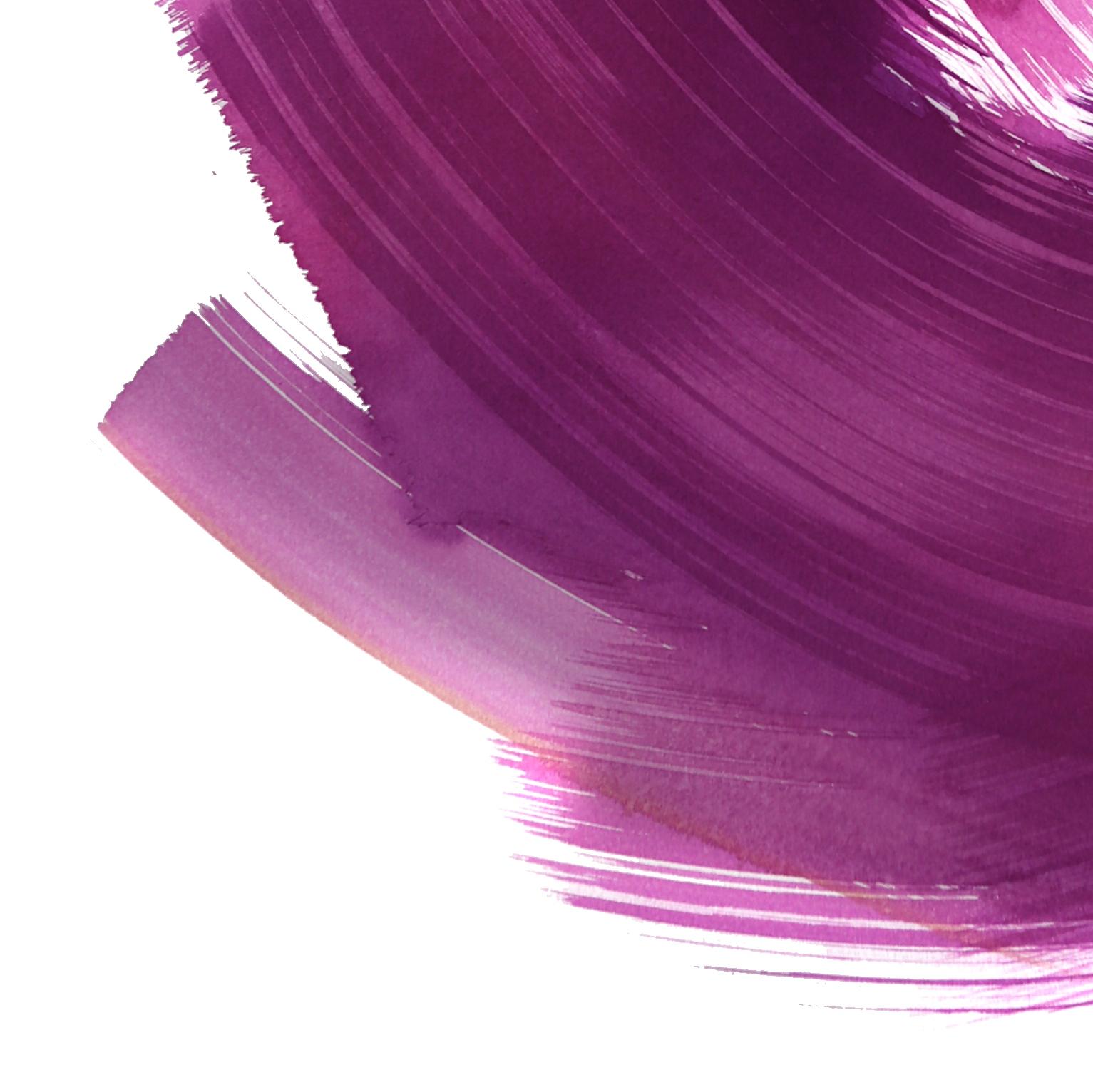 The Purple Dress 4 - œuvre d'art originale à l'encre en vente 2