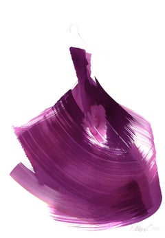 Used The Purple Dress 4 - Original Ink Artwork