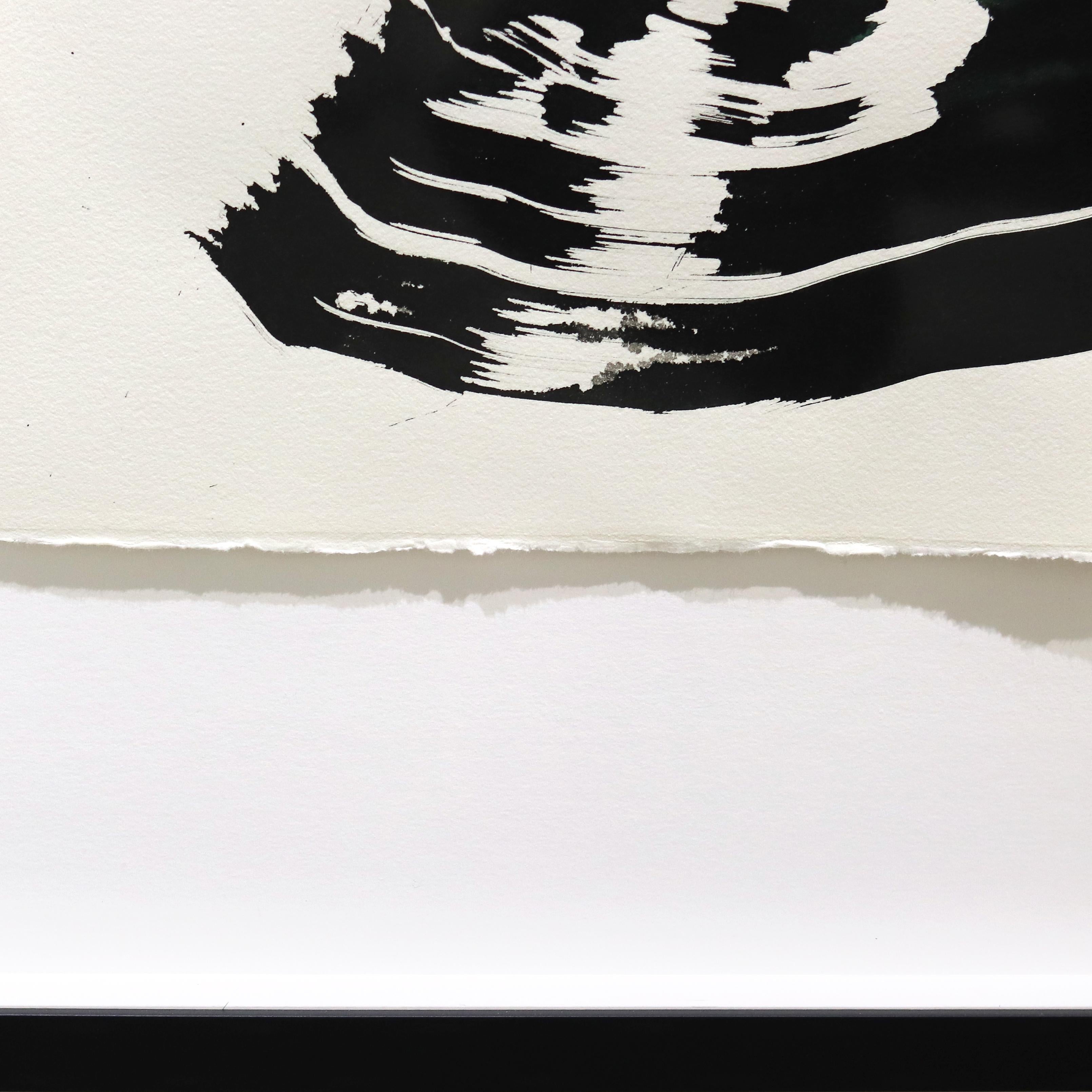 Belleza Negra 7 - Pintura Figurativa Minimalista a Tinta Original en venta 2