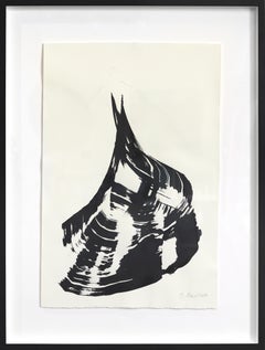 Black Beauty 7 - Peinture à l'encre originale figurative minimaliste