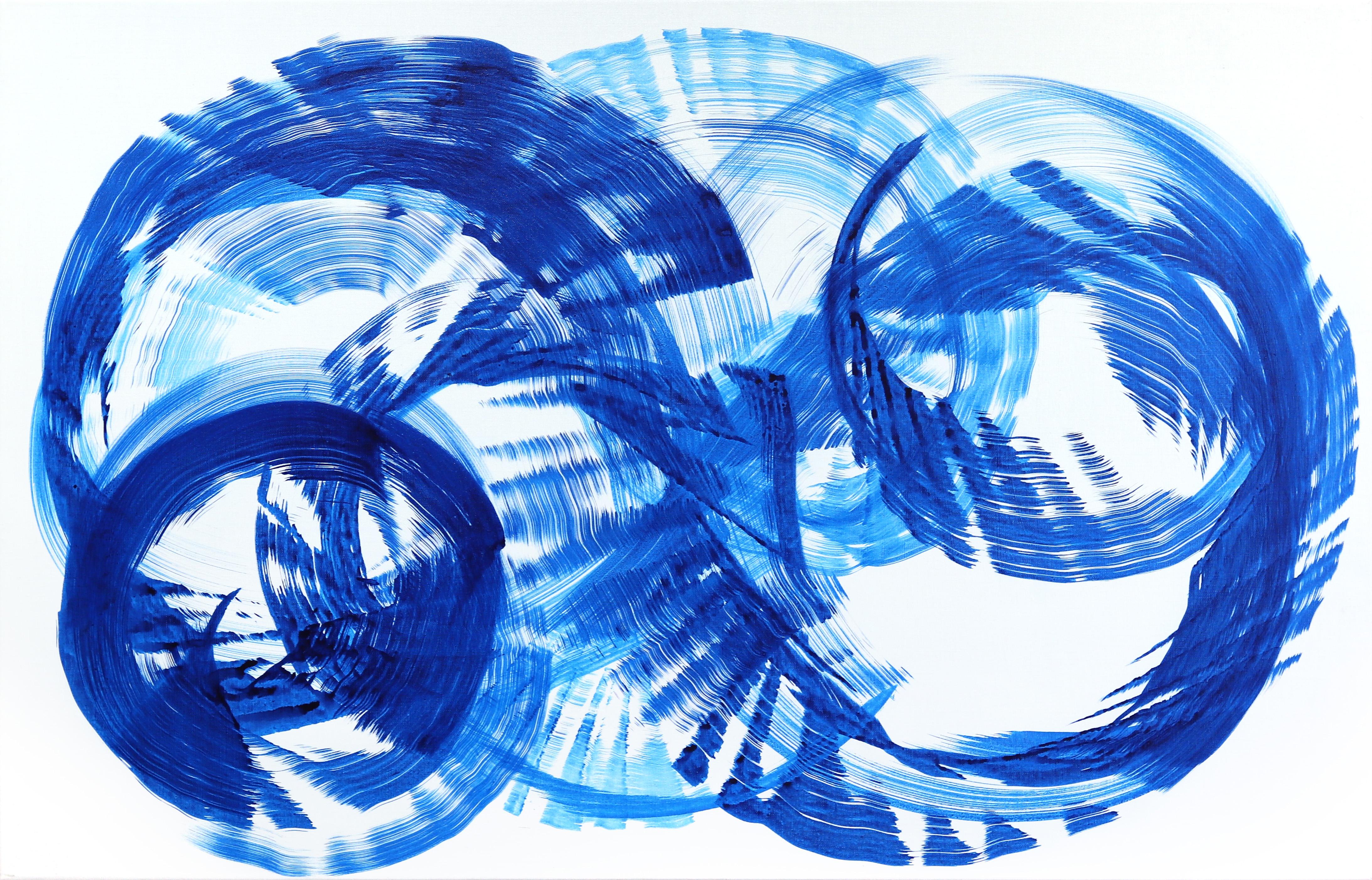 Abstract Painting di Bettina Mauel - Poesia blu I