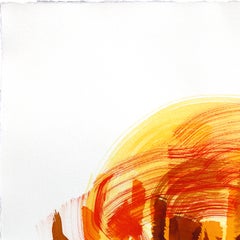 Forest 1 - Abstract Expressive Autumn Inspired Landscape Ink Painting on Paper