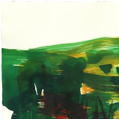 Forest 2 - Abstract Minimalist Ink Landscape Painting on French Linen Paper