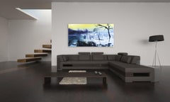 Open Landscape II - Large Serene Contemporary Landscape Oil Painting