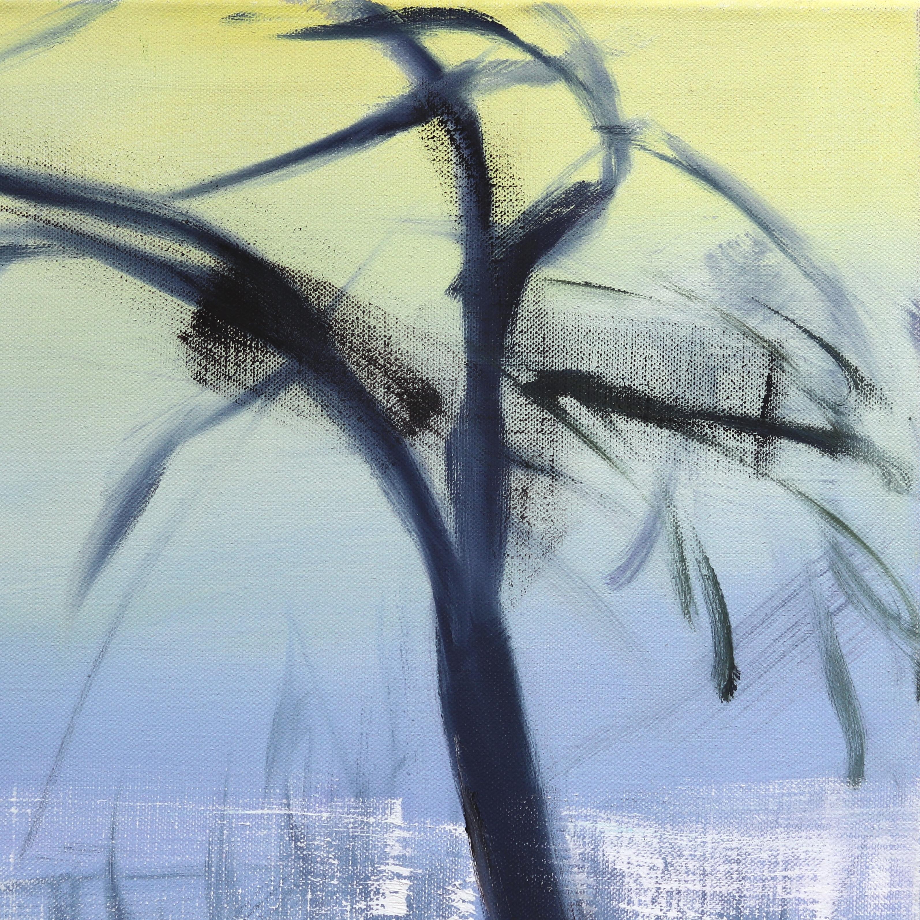 Open Landscape (Moor II) - Large Serene Contemporary Landscape Oil Painting For Sale 3
