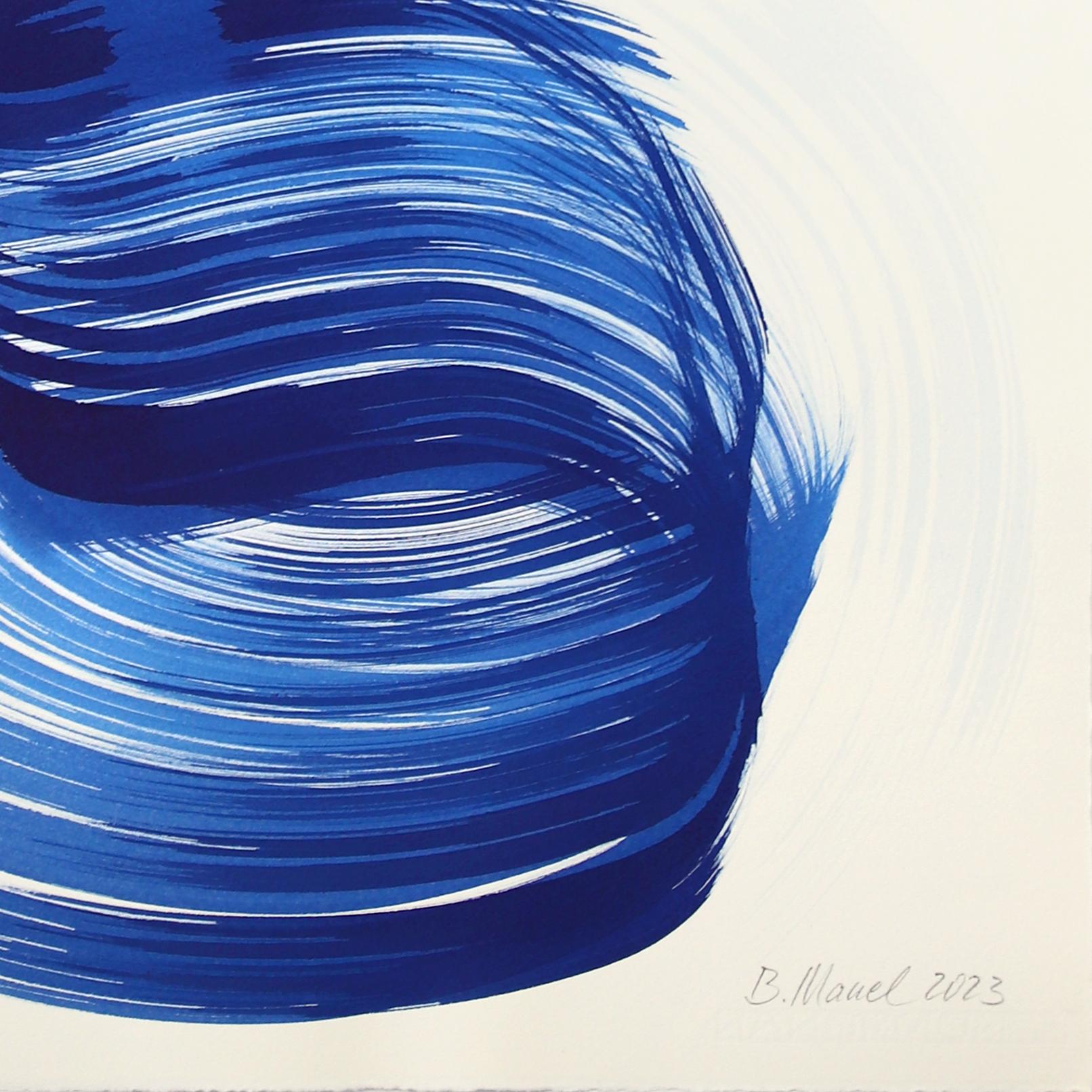 Bettina Mauel expresa vitalidad y sensualidad en sus pinturas abstractas y figurativas. 