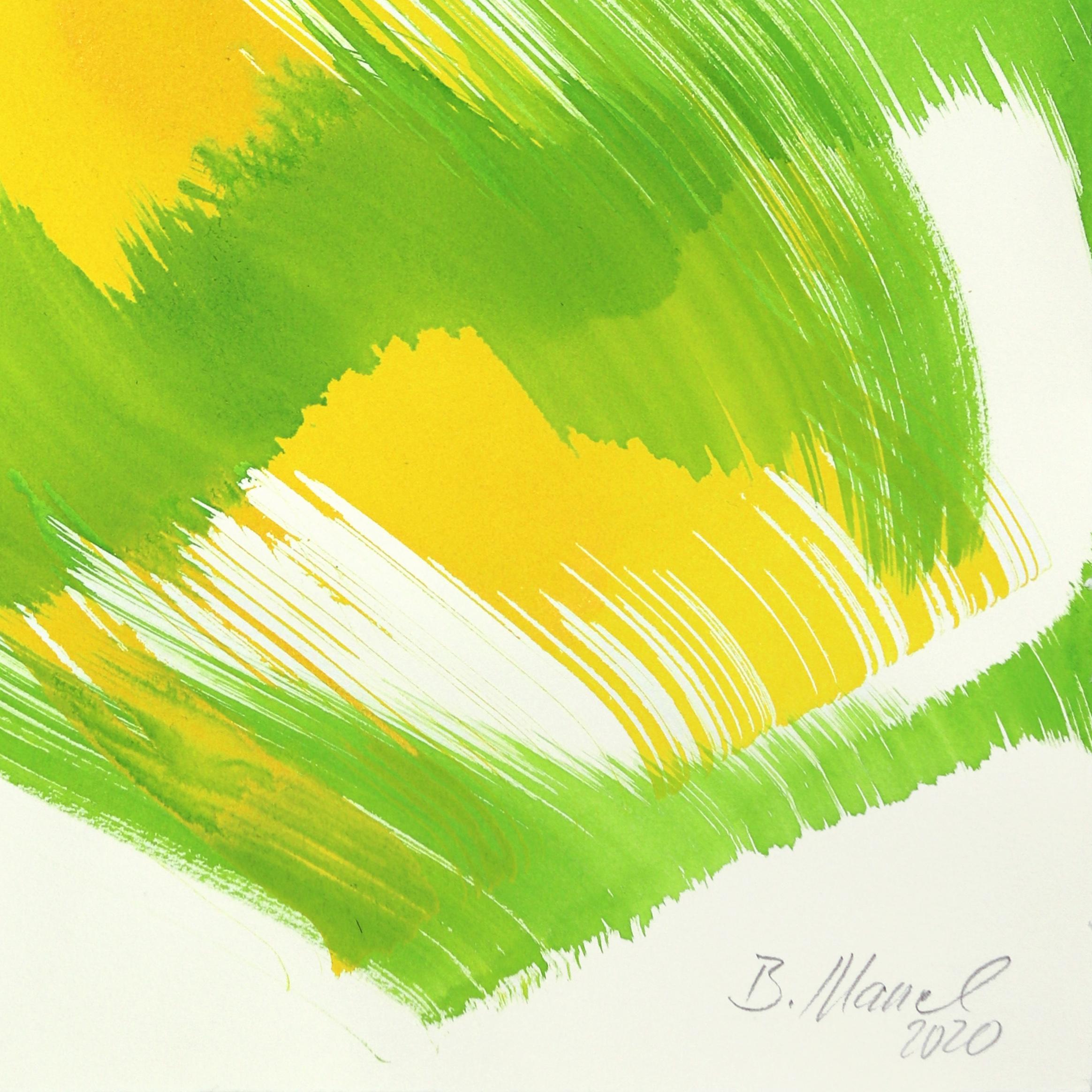 Bettina Mauel expresa vitalidad y sensualidad en sus pinturas abstractas y figurativas. 