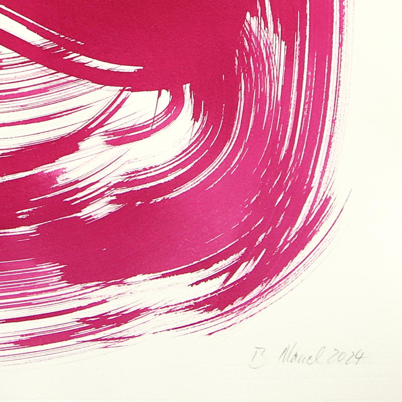 Bettina Mauel expresa vitalidad y sensualidad en sus pinturas abstractas y figurativas. 