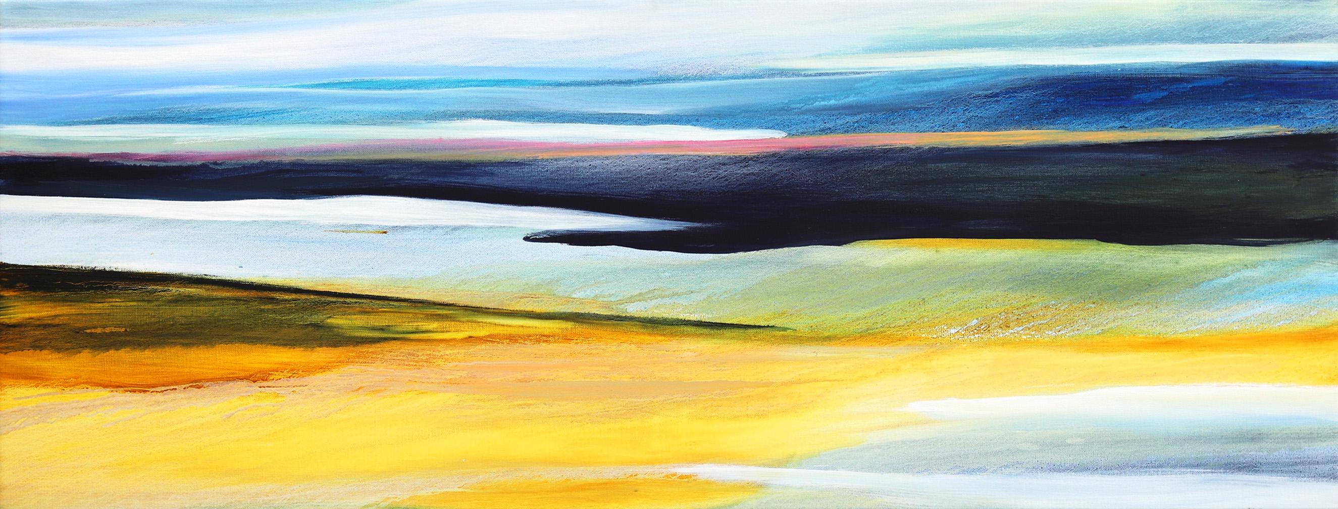 Bettina Mauel Landscape Painting - Water Meets Air II