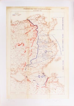 Situazione Forze Opposte in Tunisia - Fotolitografia di Bettino Craxi - 1997