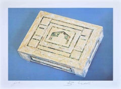 Retro The Box - Original Lithograph by Bettino Craxi - 1989