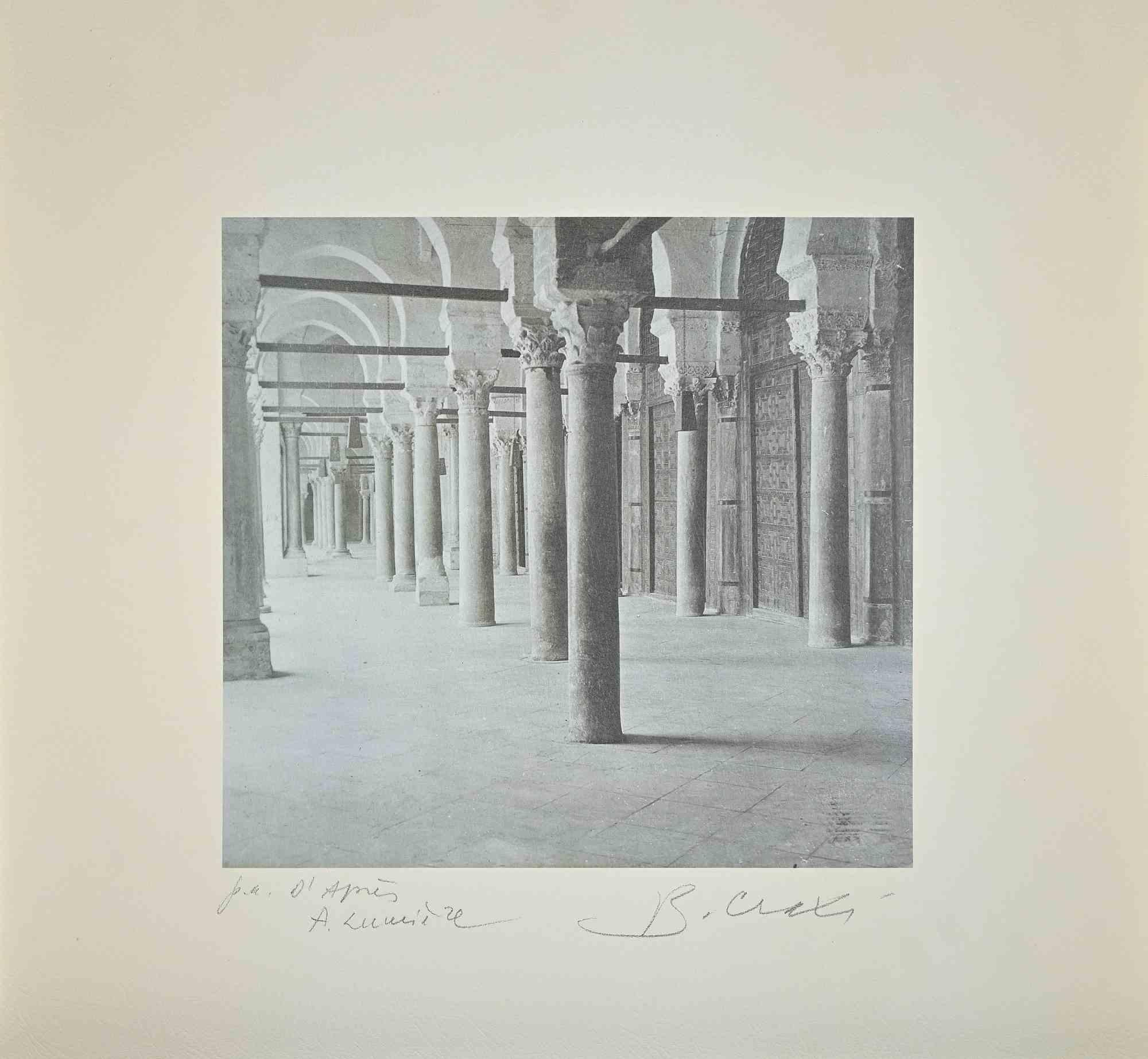 Tunesianische Architektur – Fotolithographie von Bettino Craxi – 1995