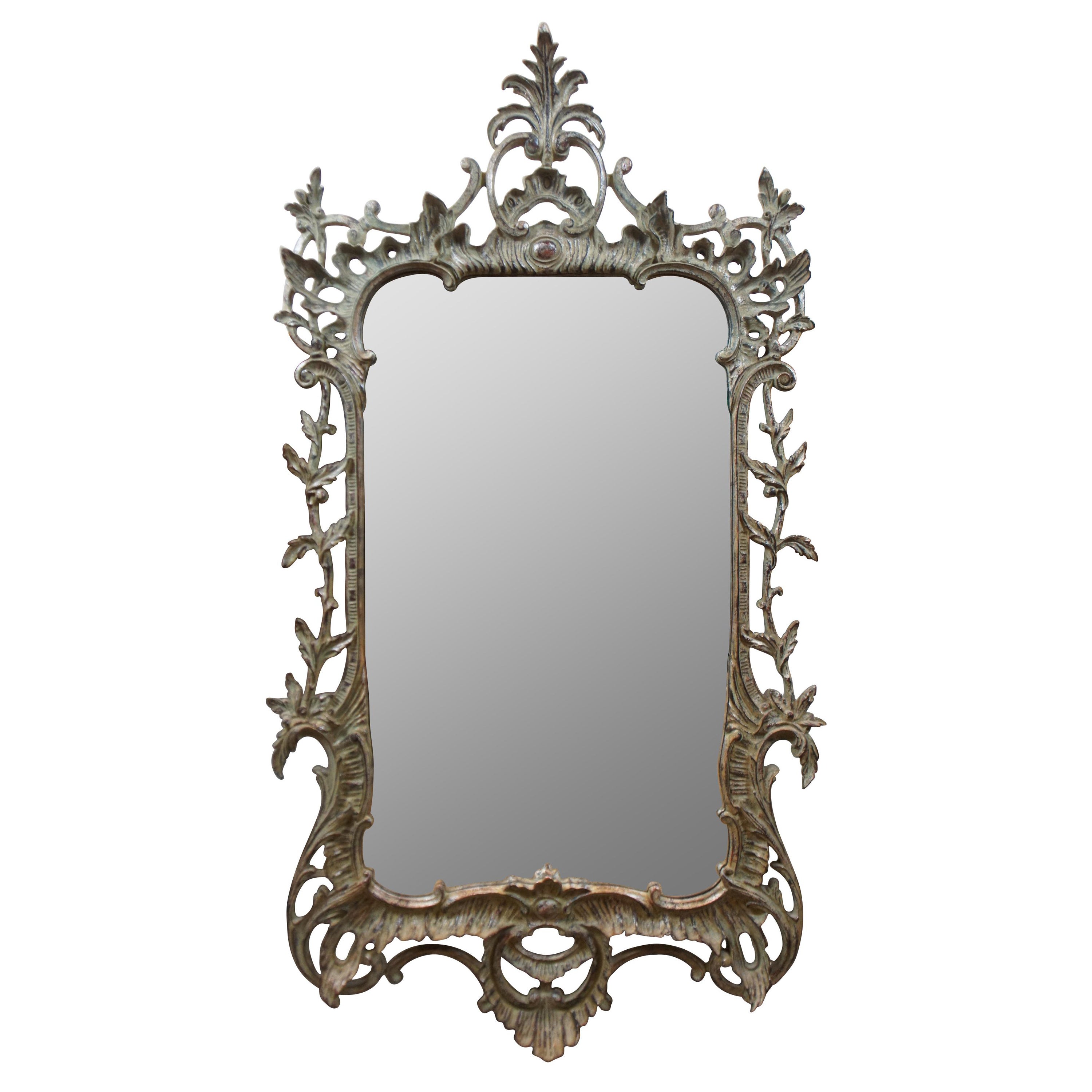 Bettis Brooke French Neoclassical Pierced Baroque Rococo Wall Vanity Mirror