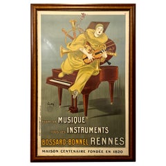 Betto Lotti Poster 1925 Music Bossard-Bonnel Piano Violin Horn Orchestra Framed