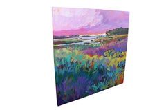 Betty Anglin Smith 'Ashepoo Marshland' 1998 Oil Painting Canvas 50"