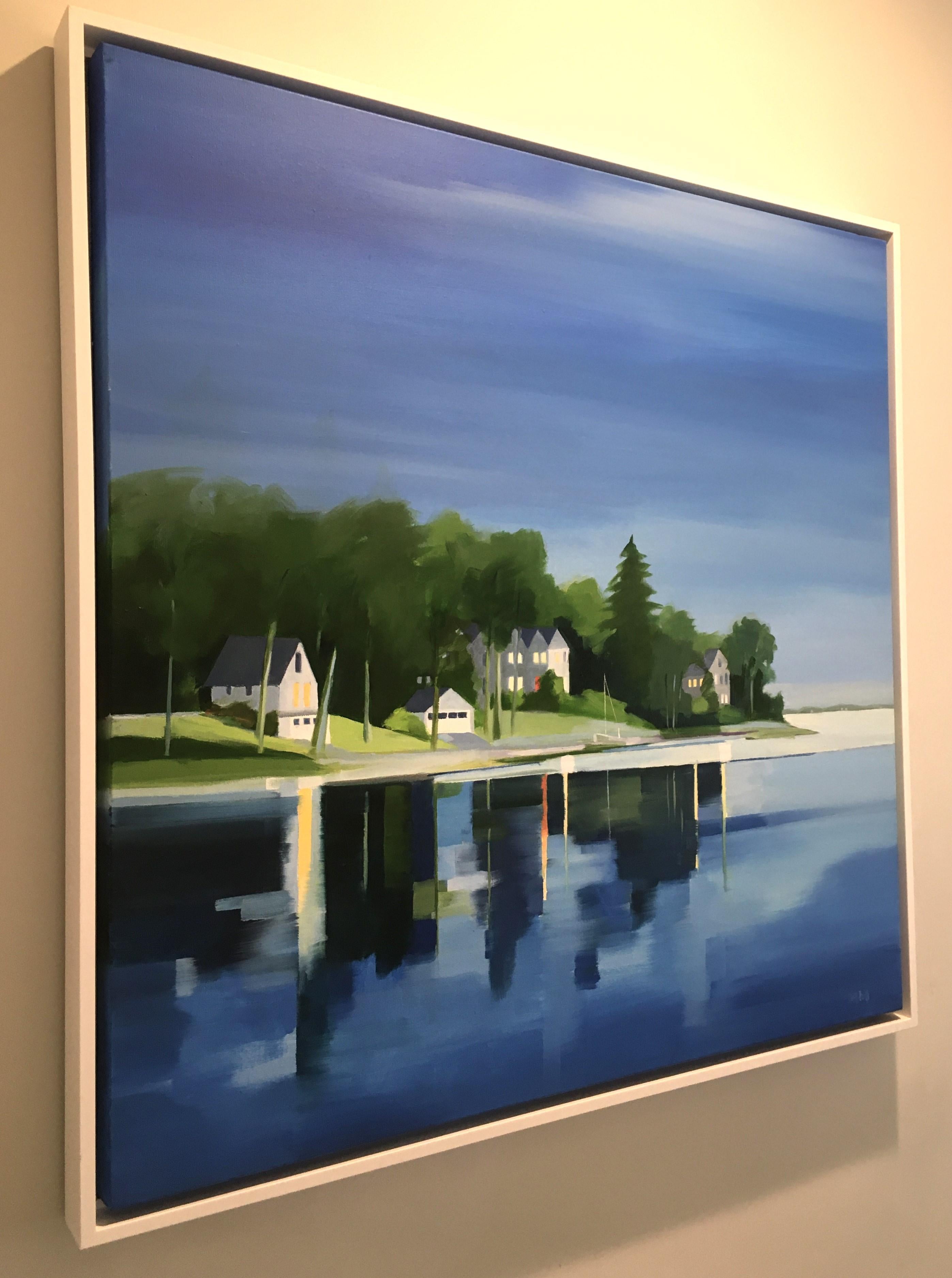 blue waterscape