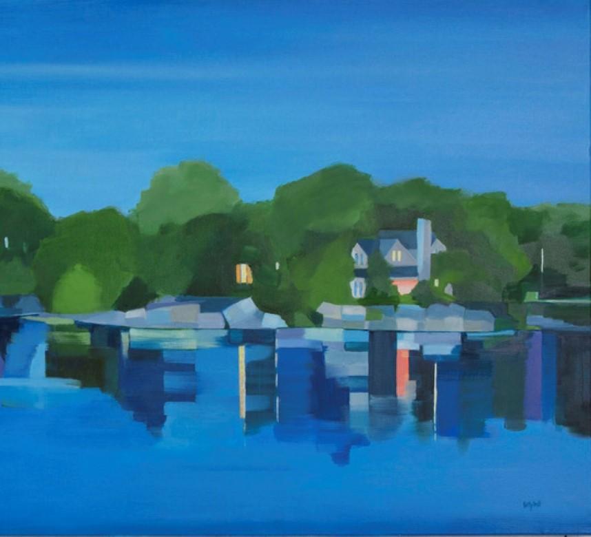 Meet Me at The Cove, Paesaggio, Paesaggio acquatico, Riflessi, Blu, Acqua, Orizzontale 1