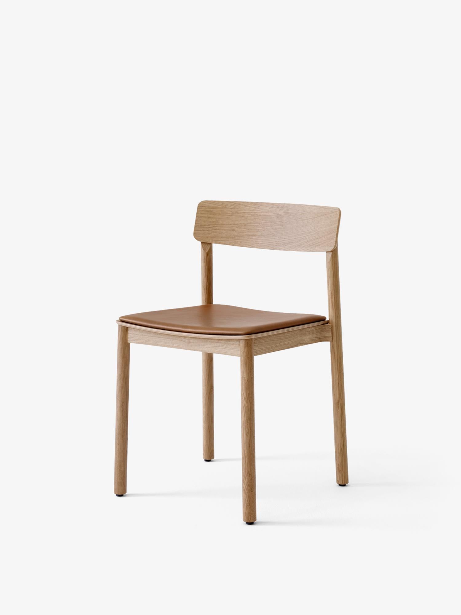Chaise Betty Tk3, en cuir Aniline Noble Cognac & Oak-Thau & Kallio-&Tradition en vente 2