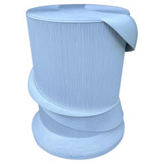 Betty Cobonpue Pedestal escultórico de caña partida o base de mesa de comedor