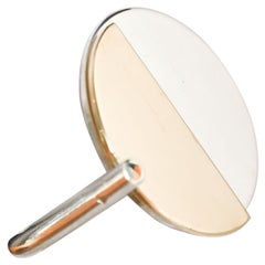 Betty Cooke Gold and Silver Half Circles Ring