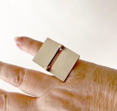 Betty Cooke Sterling Silver American Modernist Minimalist Ring